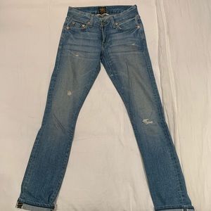 Civilianaire Women’s distressed selvedge